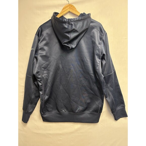 Nike NFL On field Full Zip Hoodie NE Patriots Banner Logo Navy Blue Mens Large - Picture 7 of 7